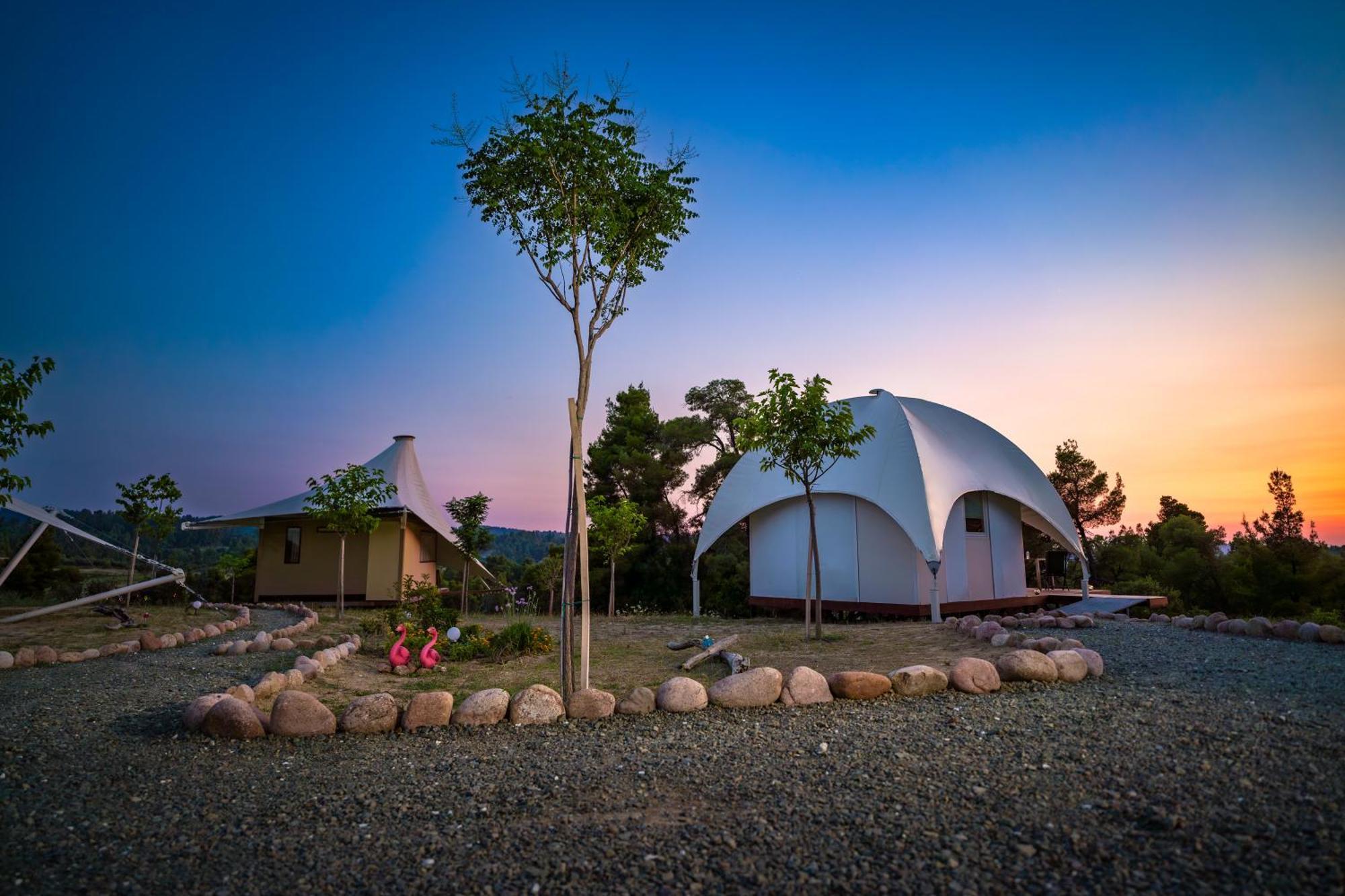 Hotel iCamp Glamping Paliouri Polychrono Esterno foto