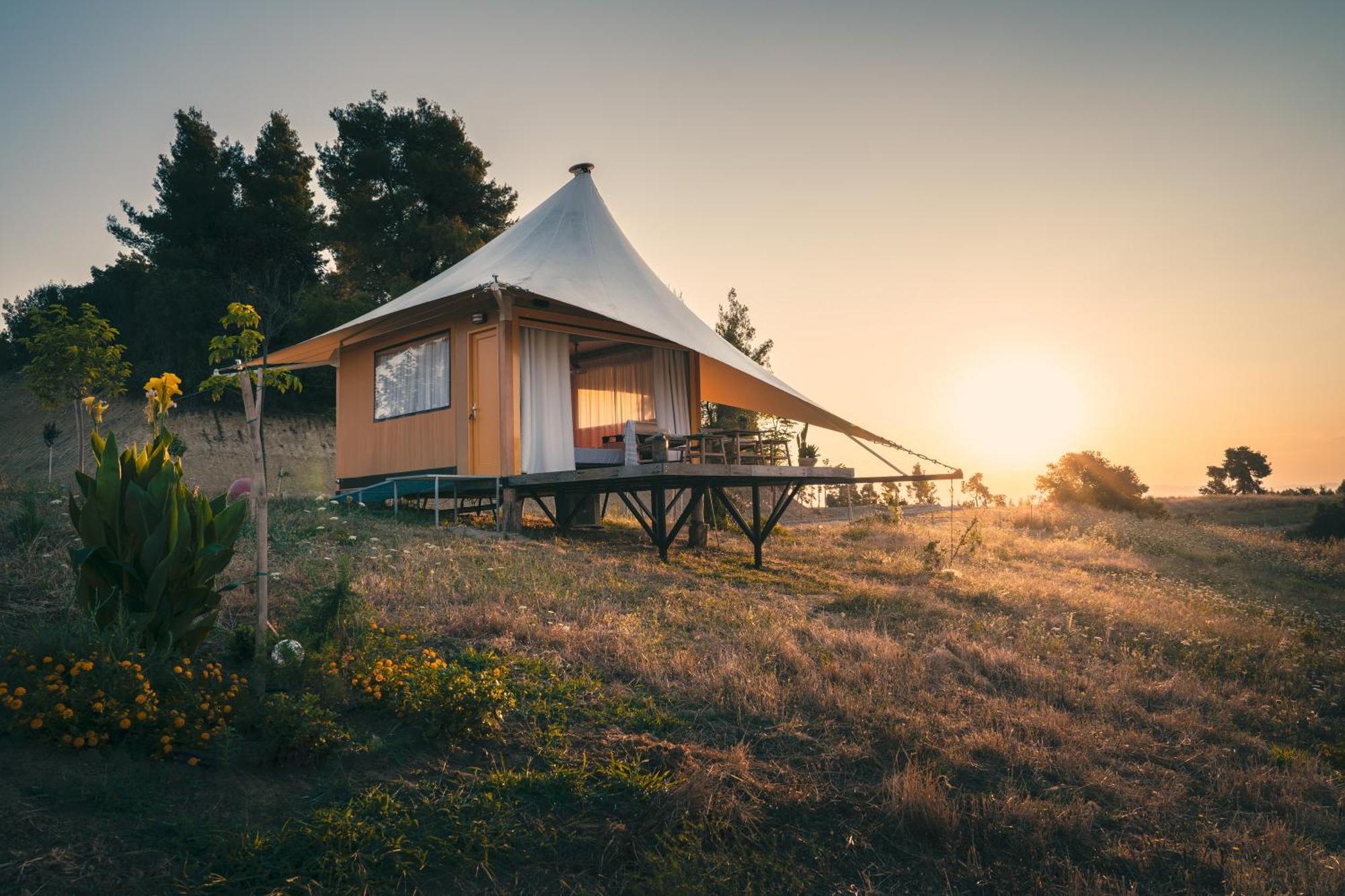 Hotel iCamp Glamping Paliouri Polychrono Esterno foto