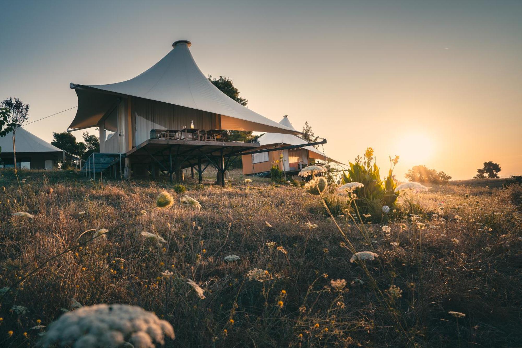 Hotel iCamp Glamping Paliouri Polychrono Esterno foto