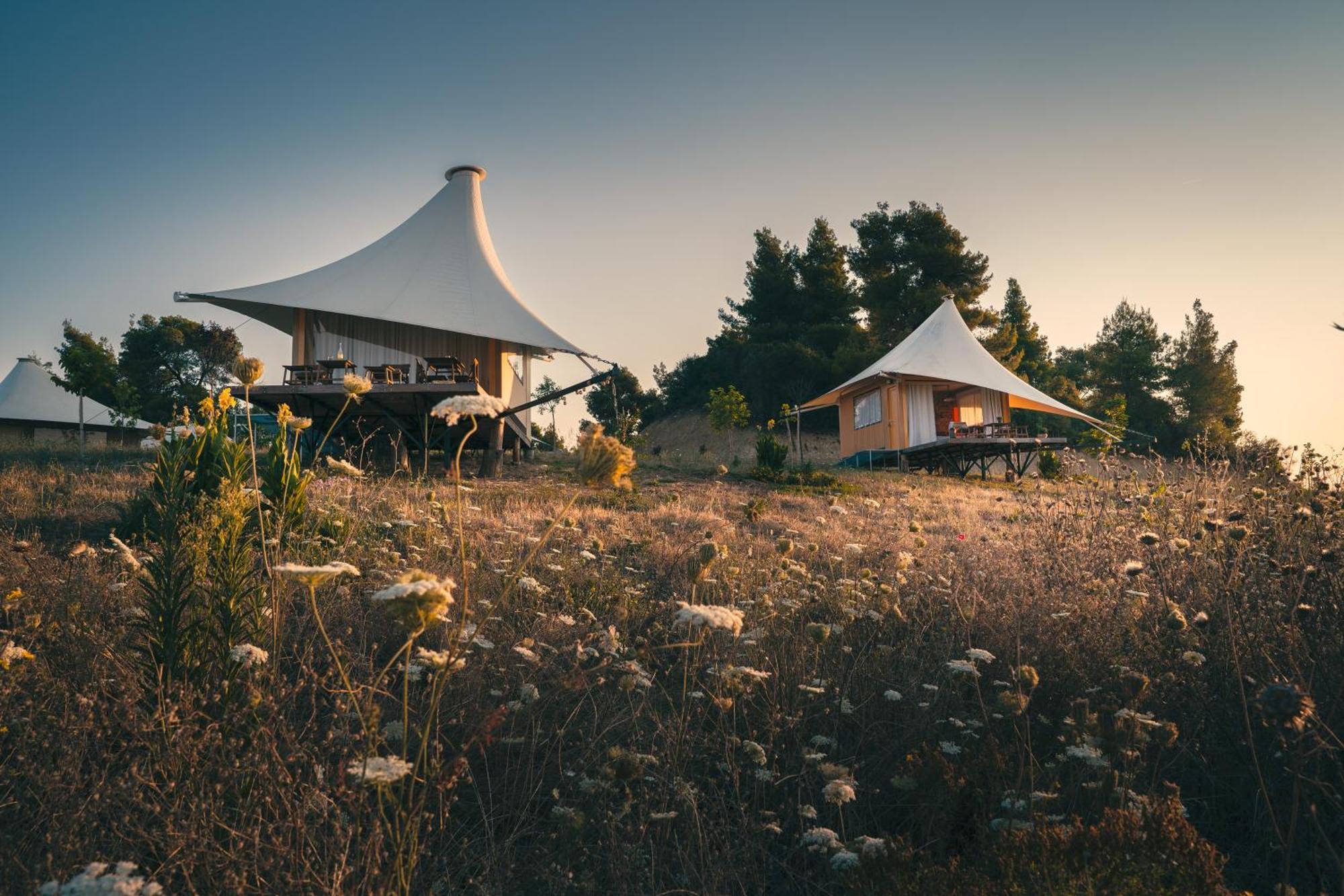 Hotel iCamp Glamping Paliouri Polychrono Esterno foto