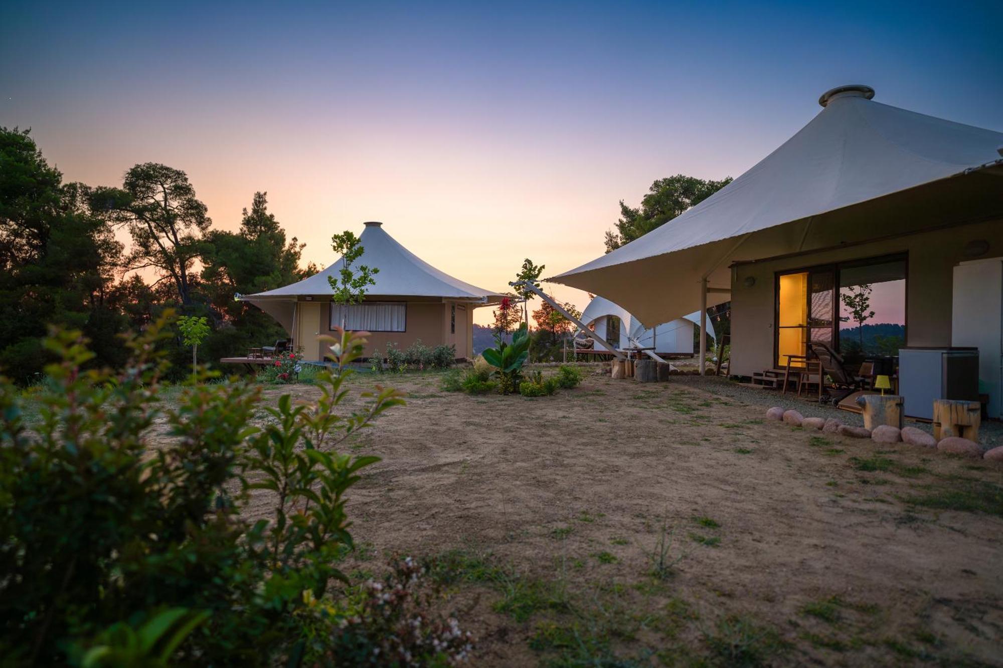 Hotel iCamp Glamping Paliouri Polychrono Esterno foto