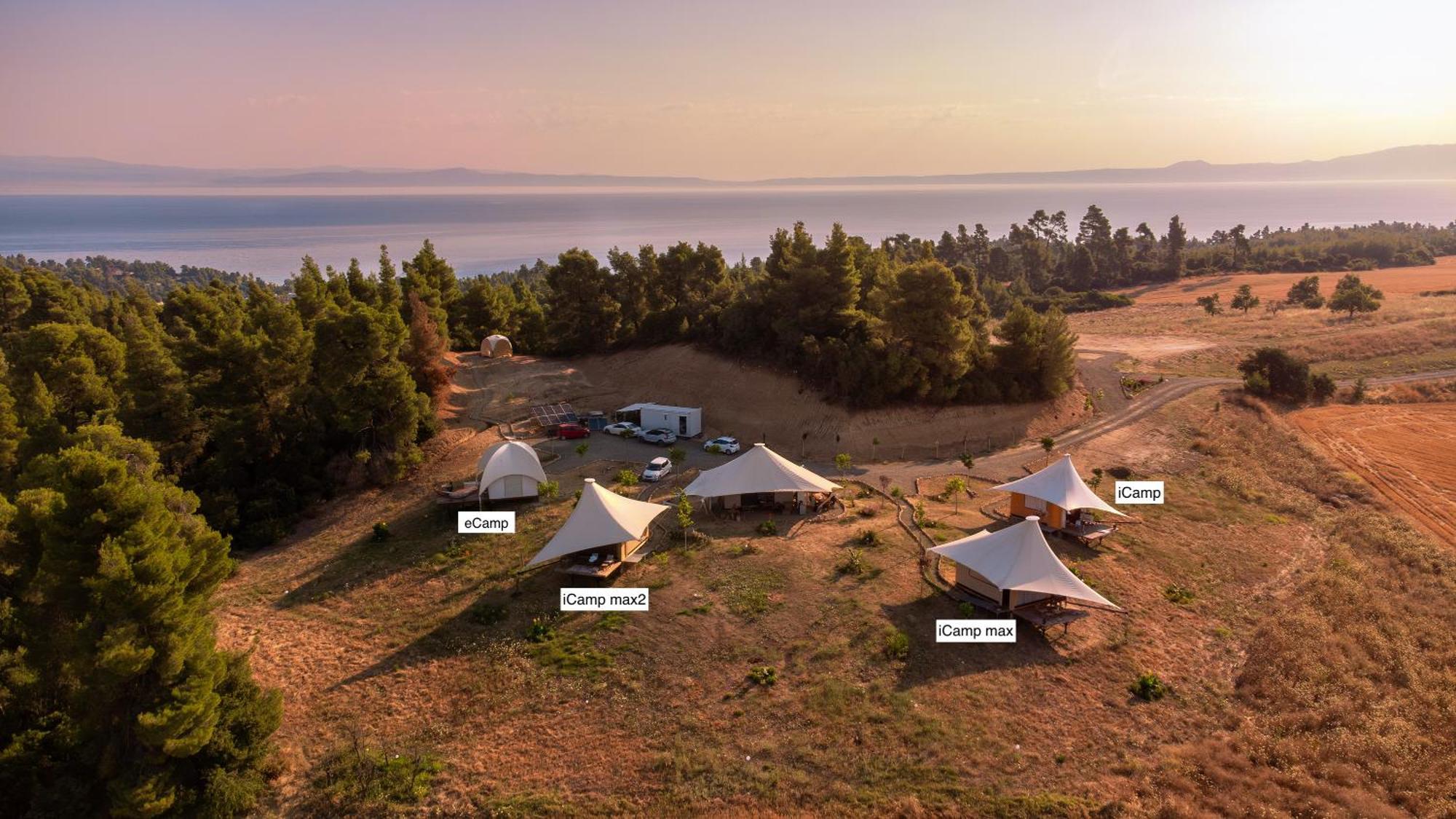 Hotel iCamp Glamping Paliouri Polychrono Esterno foto