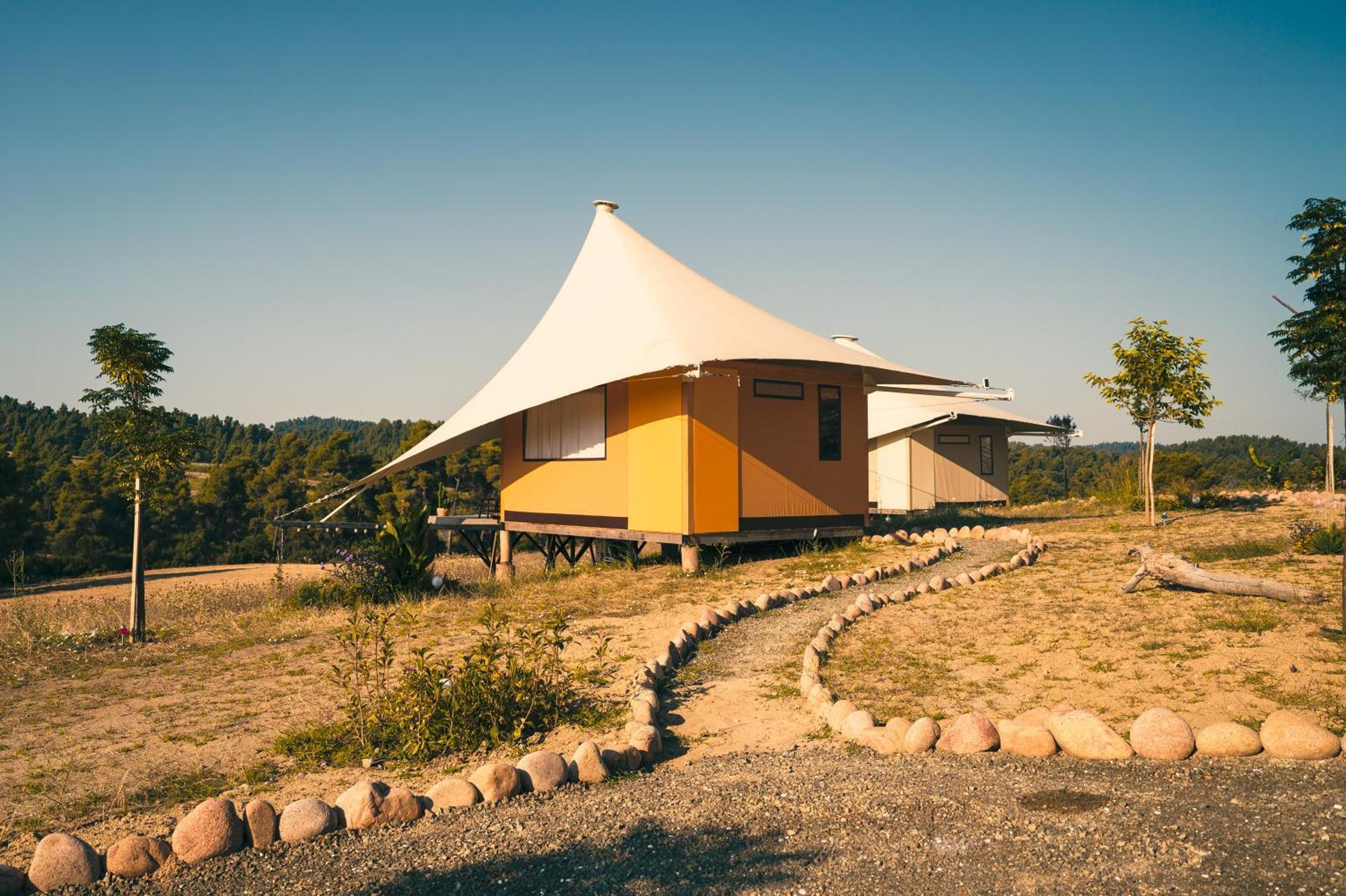 Hotel iCamp Glamping Paliouri Polychrono Esterno foto