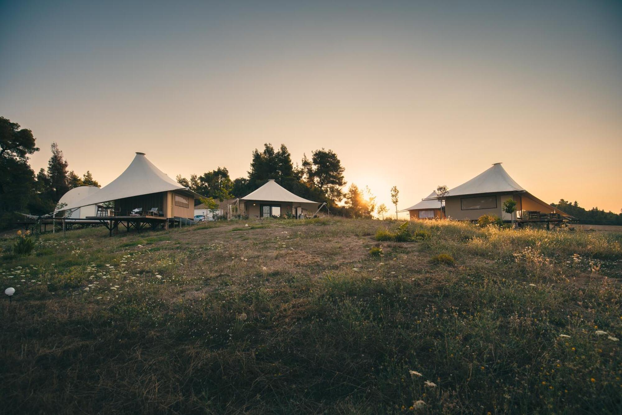 Hotel iCamp Glamping Paliouri Polychrono Esterno foto