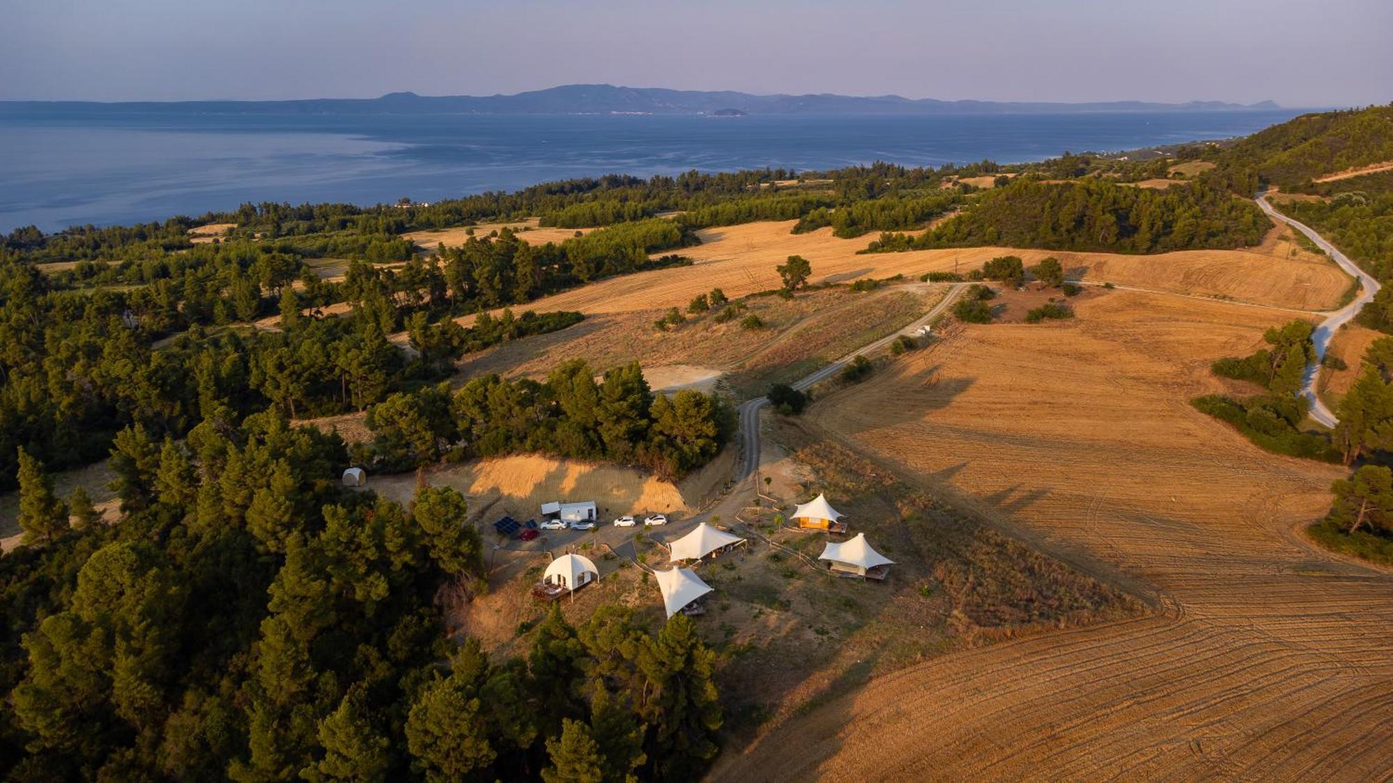 Hotel iCamp Glamping Paliouri Polychrono Esterno foto